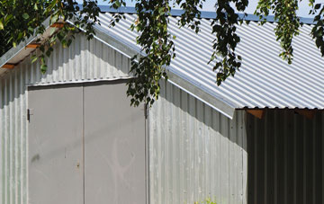 repairing Denston metal garage roofing